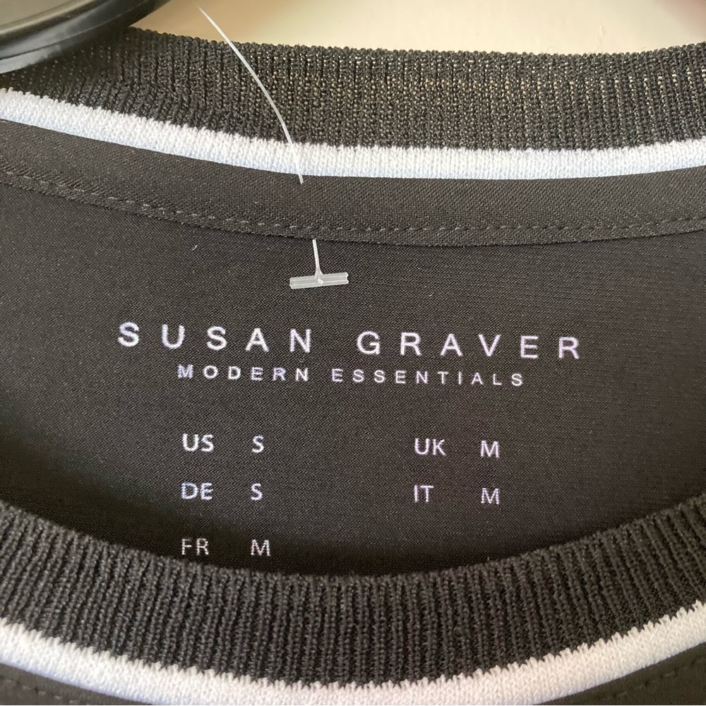 Susan Graver Long sleeved Blouse | Color Black | Size S | New no Tags - Picture 9 of 9